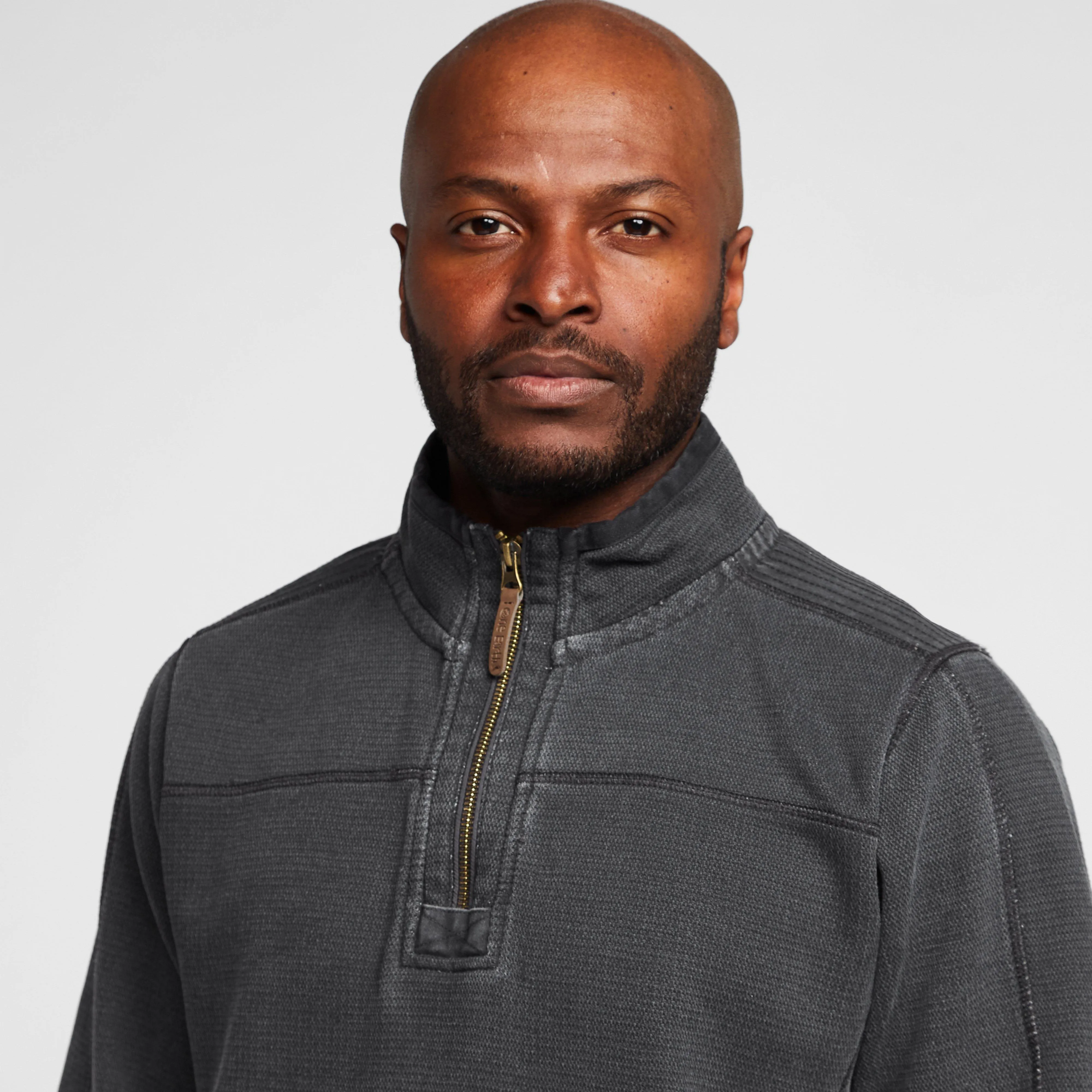 One Earth Men's Tankerton Pique Half Zip Pullover | Millets