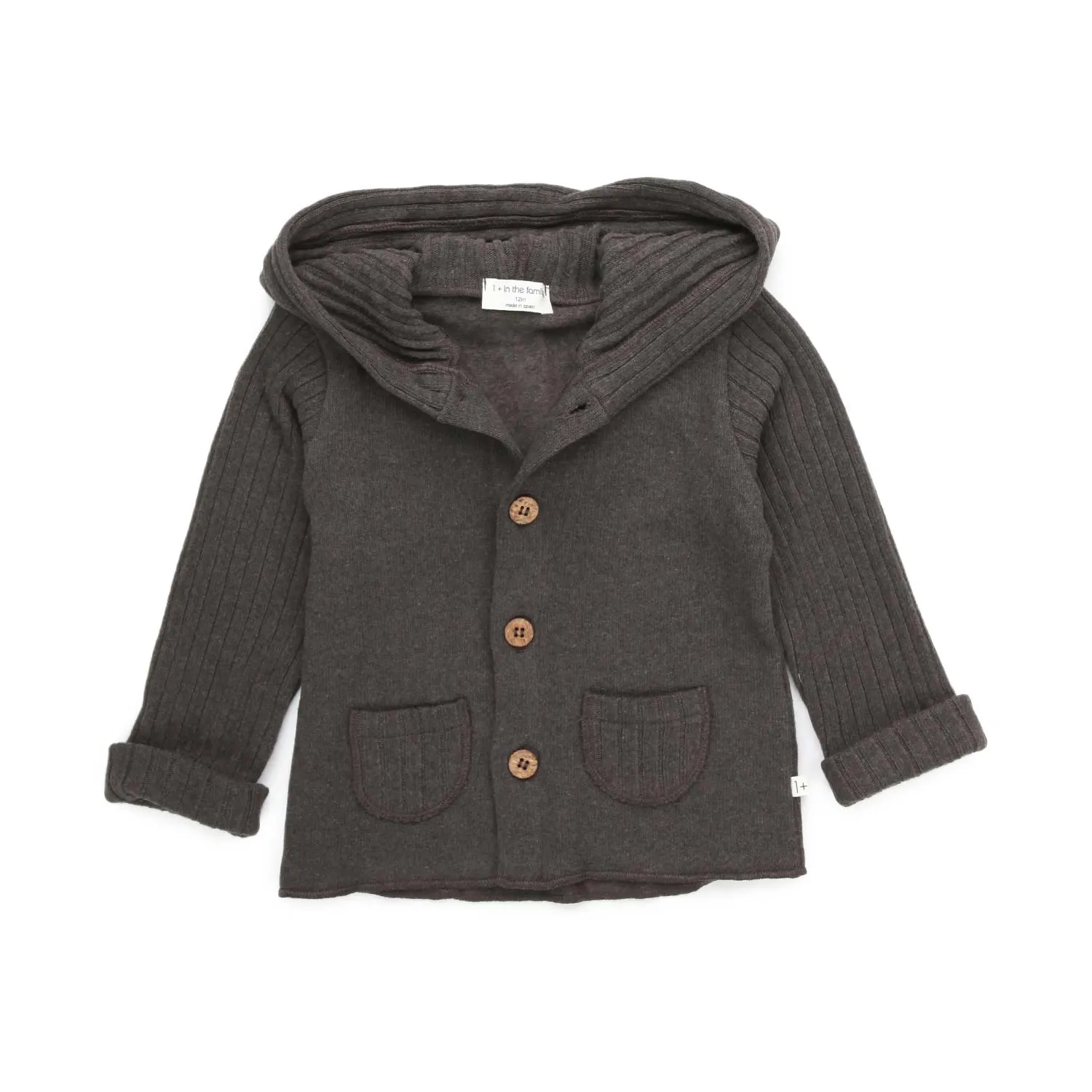 One More In The Family Brown Elliot Jacket For Baby And Child