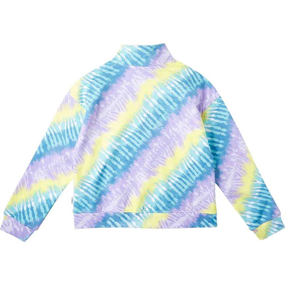 O'Neill - Lei Half Zip Pullover Kids blue tie dye