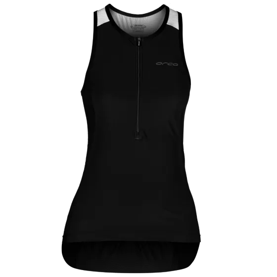 Orca Athlex Womens Sleeveless Top 2022 - White/Black