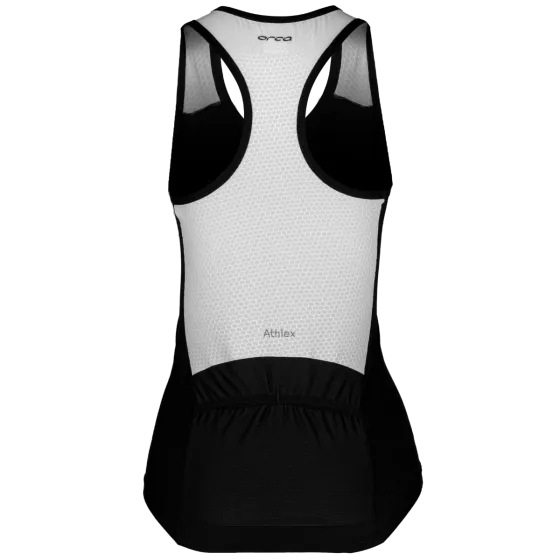 Orca Athlex Womens Sleeveless Top 2022 - White/Black