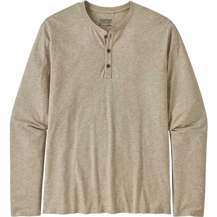 Patagonia Long-Sleeved Organic Cotton Lightweight Henley Pullover Men's