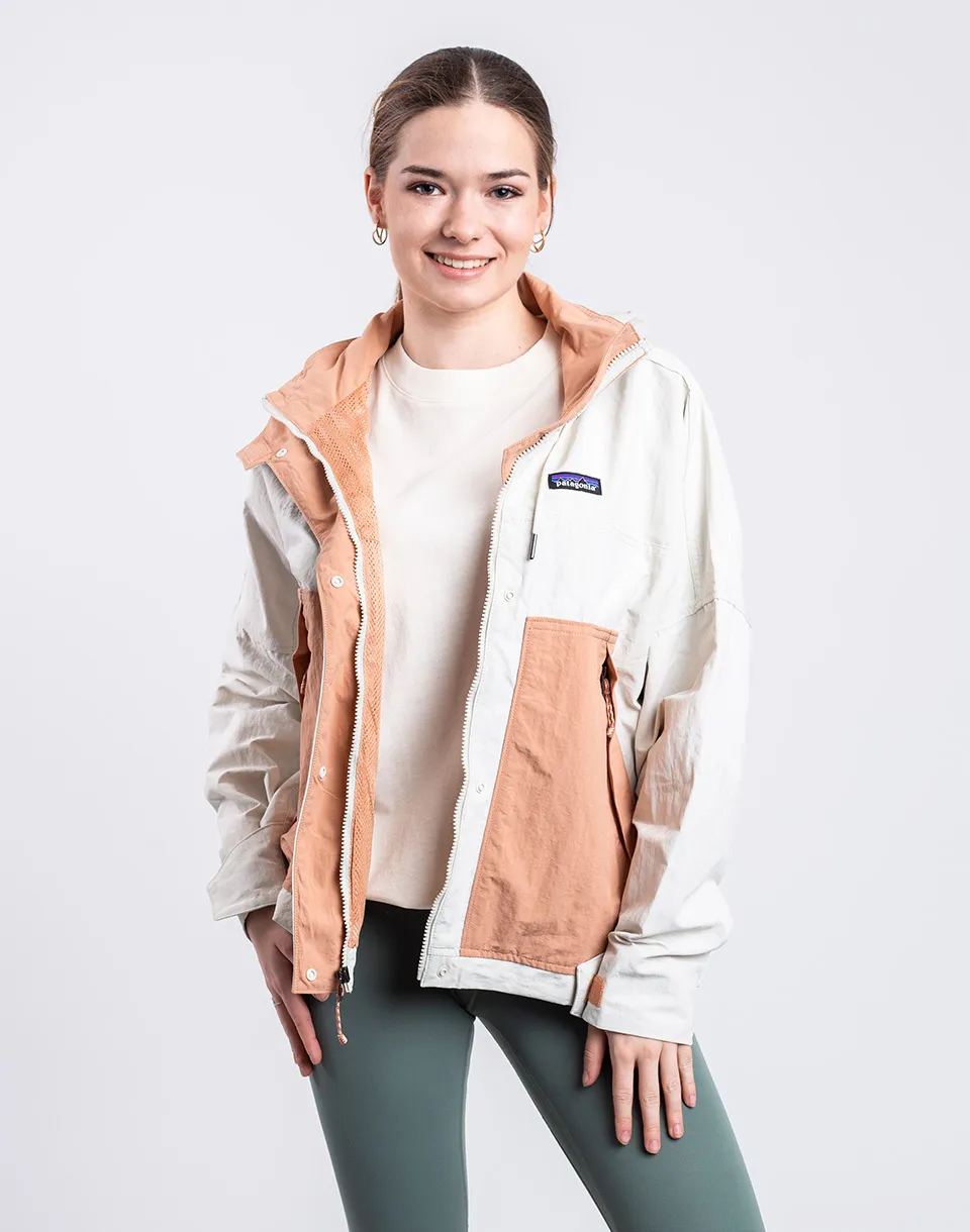 Patagonia W's Skysail Jacket Dyno White w/Terra Pink