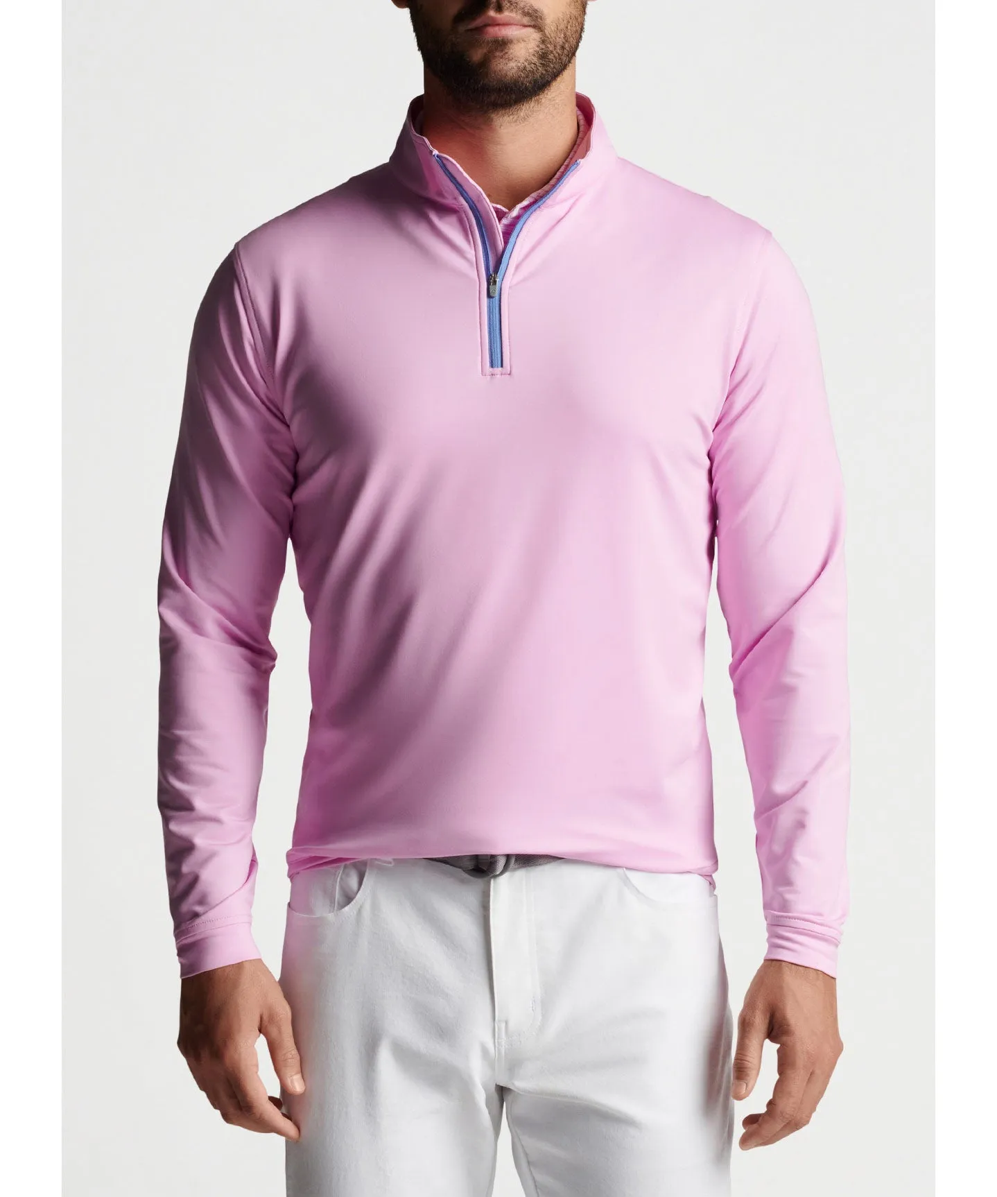 Peter Millar Perth Stretch Loop Terry Quarter-Zip Pullover