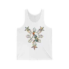 Philippines Floral  Jersey Tank