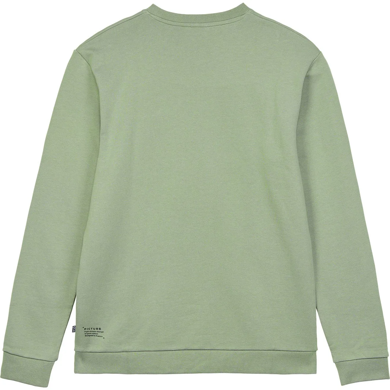 Picture - Authetic Crew Pullover Men green spray