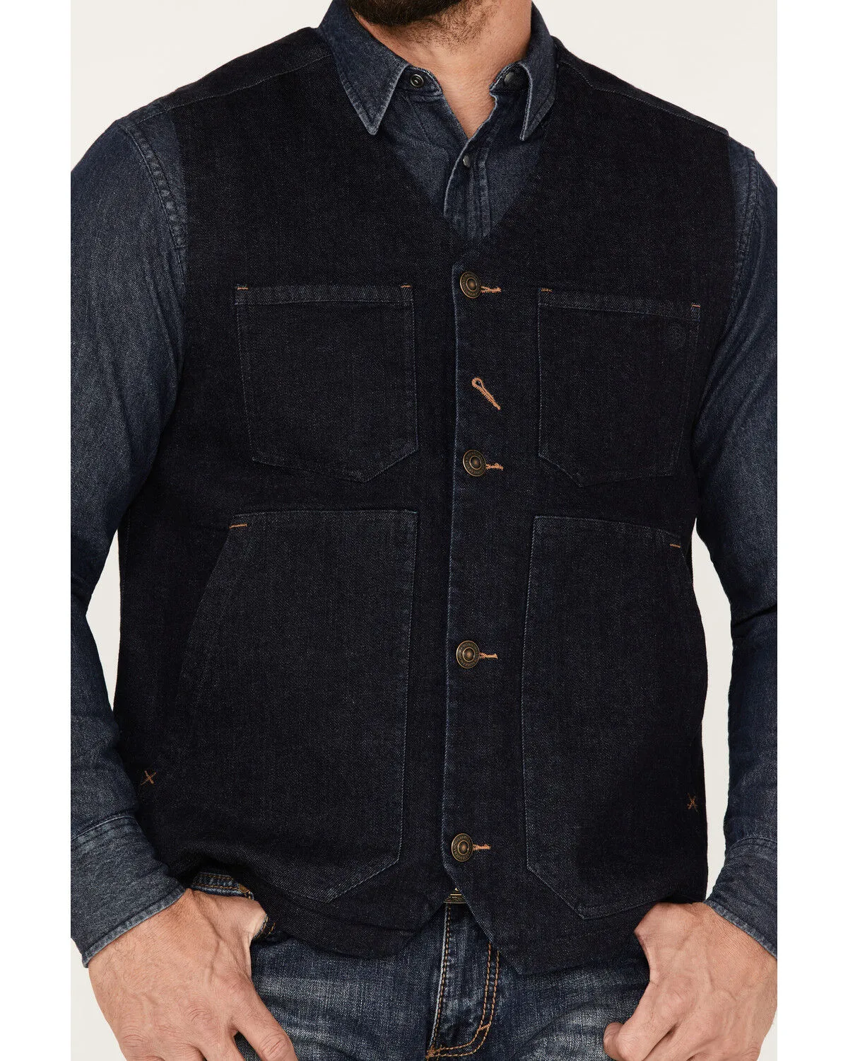 Product Name:  Blue Ranchwear Men's Duck Vest