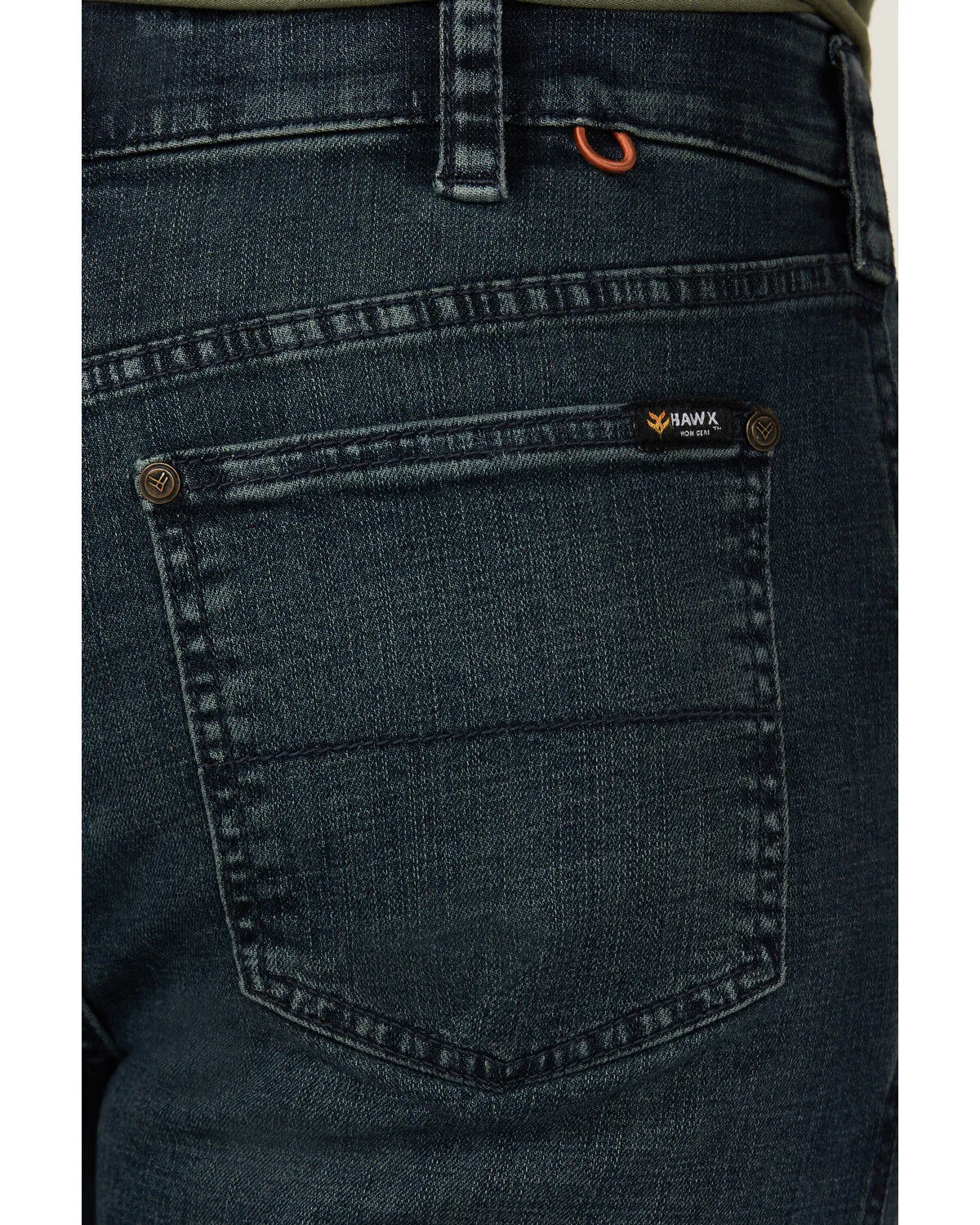 Product Name:  Hawx Men's Foundation Dark Wash Straight Stretch Denim Jeans