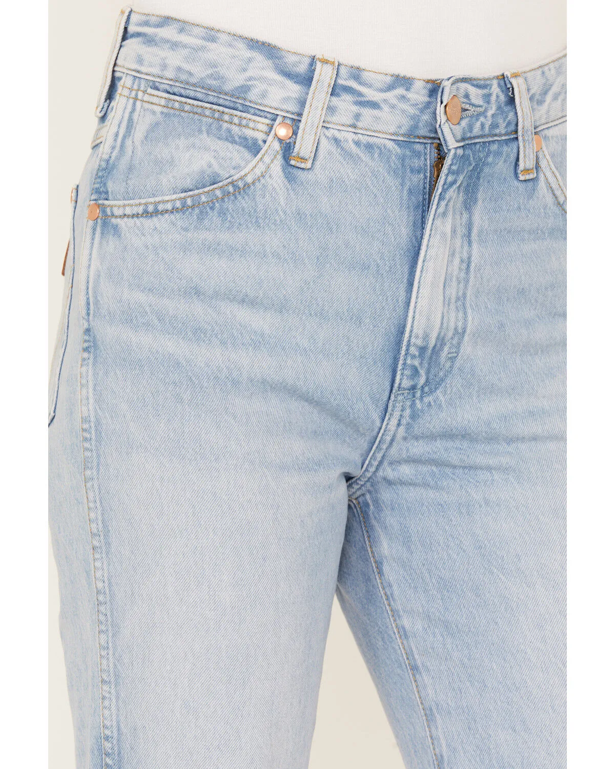 Product Name:  Wrangler Women's Bad Intentions Wild West 603 Destructed Straight Jeans