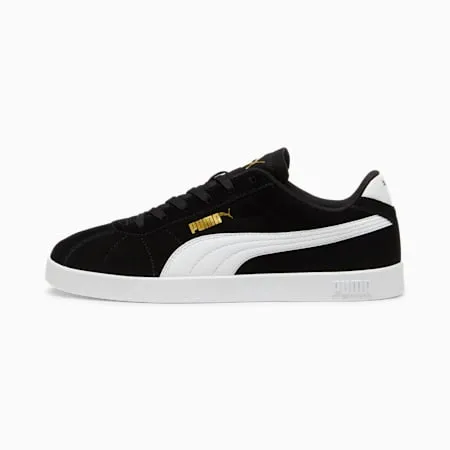 PUMA Club II Suede Unisex Sneakers | PUMA Black-PUMA White-PUMA Gold | PUMA Exclusion List | PUMA 