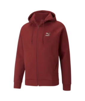 PUMA - Men - Tech Full Zip Hoodie - Maroon