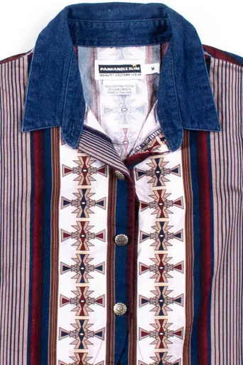 Red & Blue Western Vest