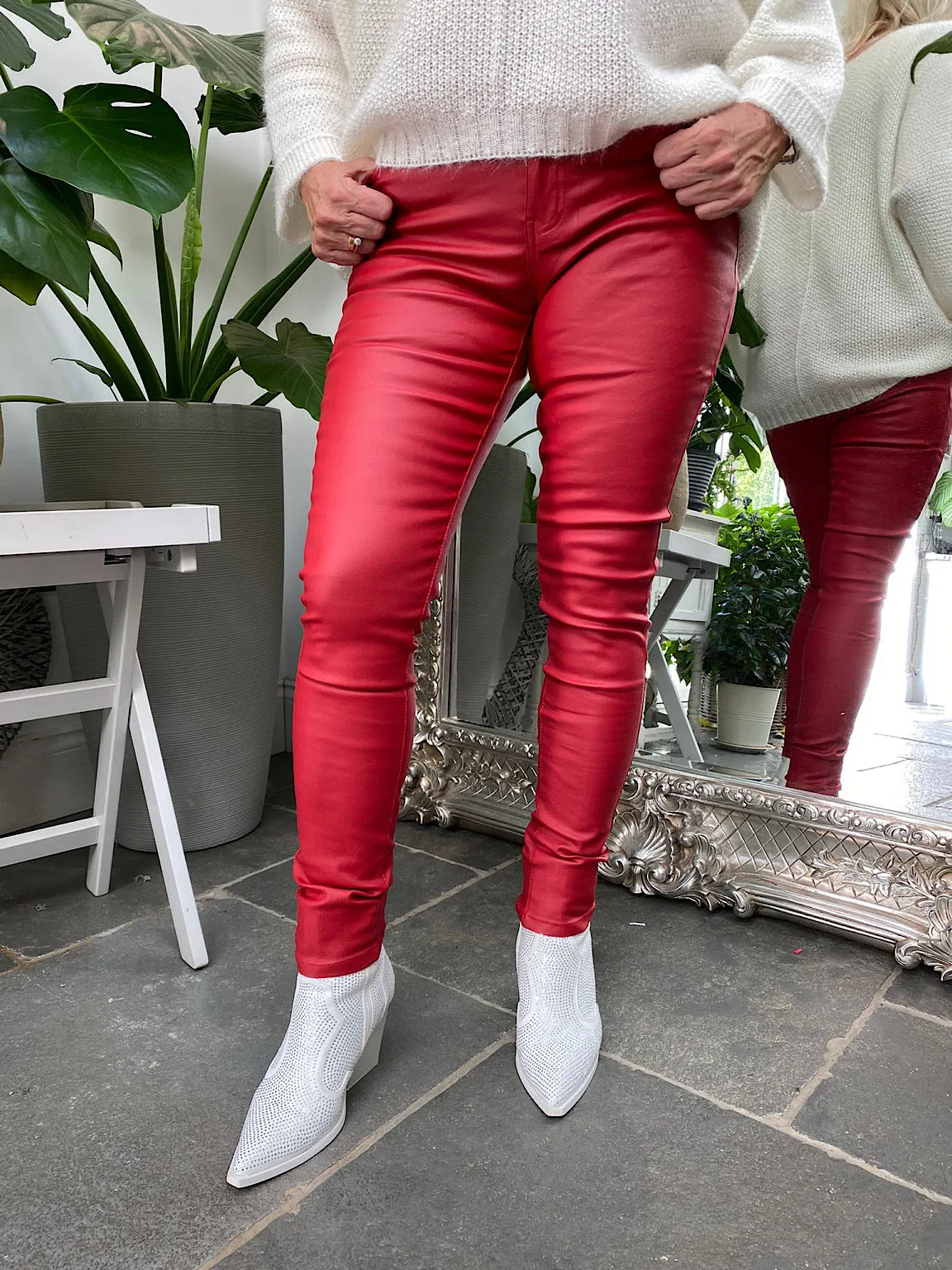 Red Coated Trousers