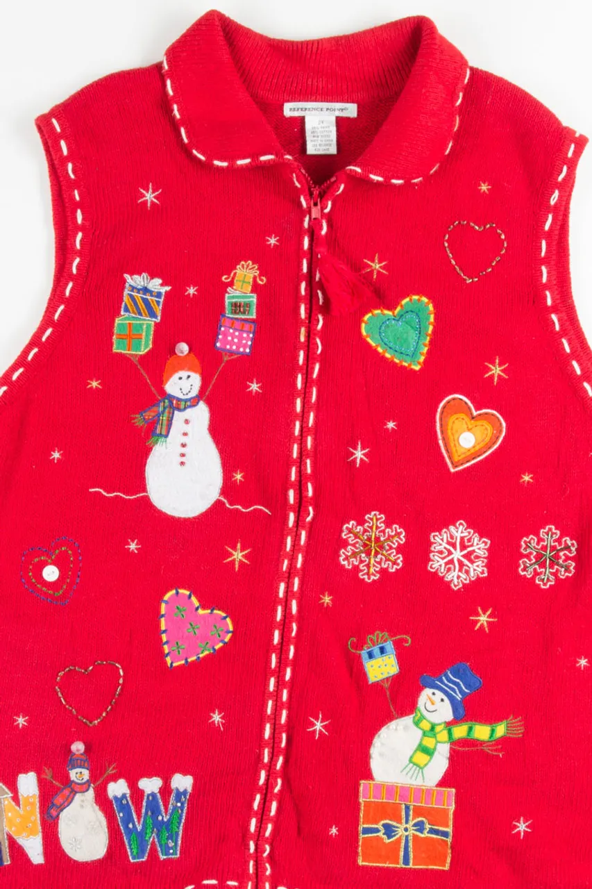 Red Ugly Christmas Vest 51278