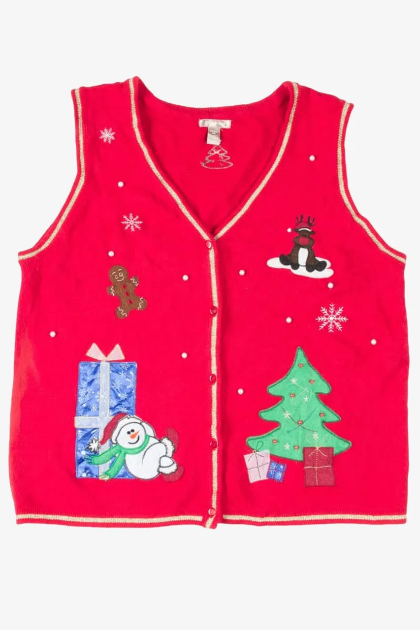 Red Ugly Christmas Vest 54702