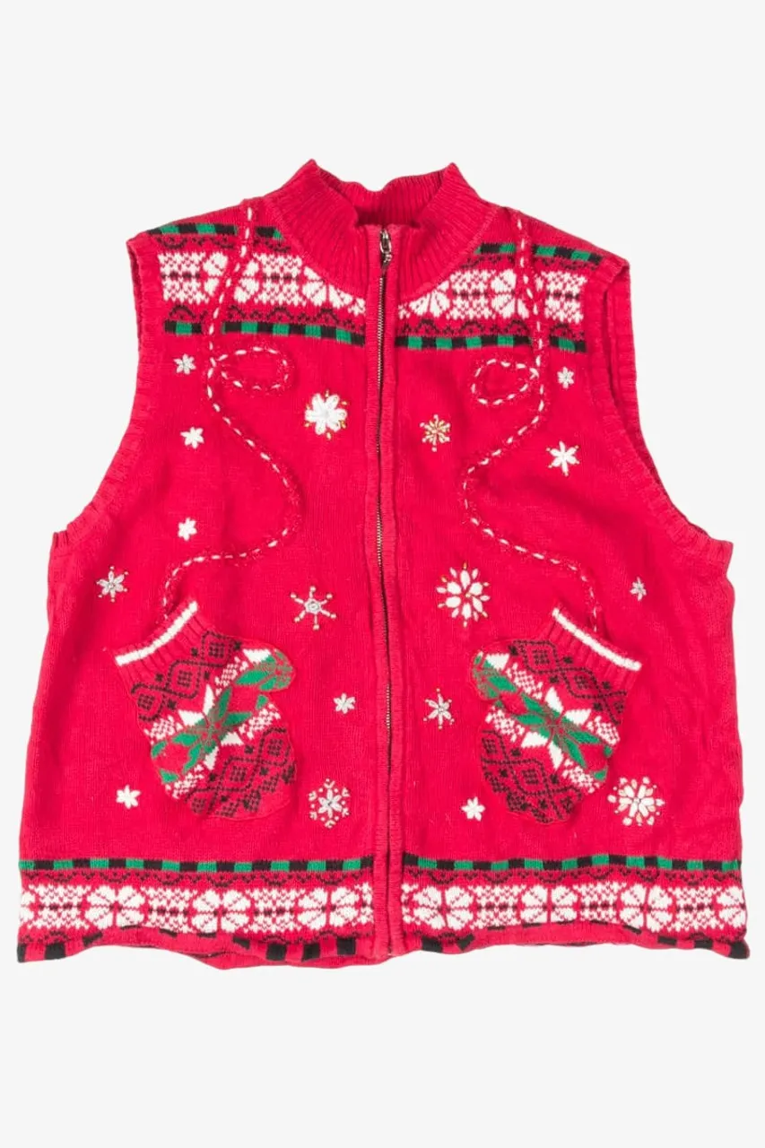 Red Ugly Christmas Vest 54974