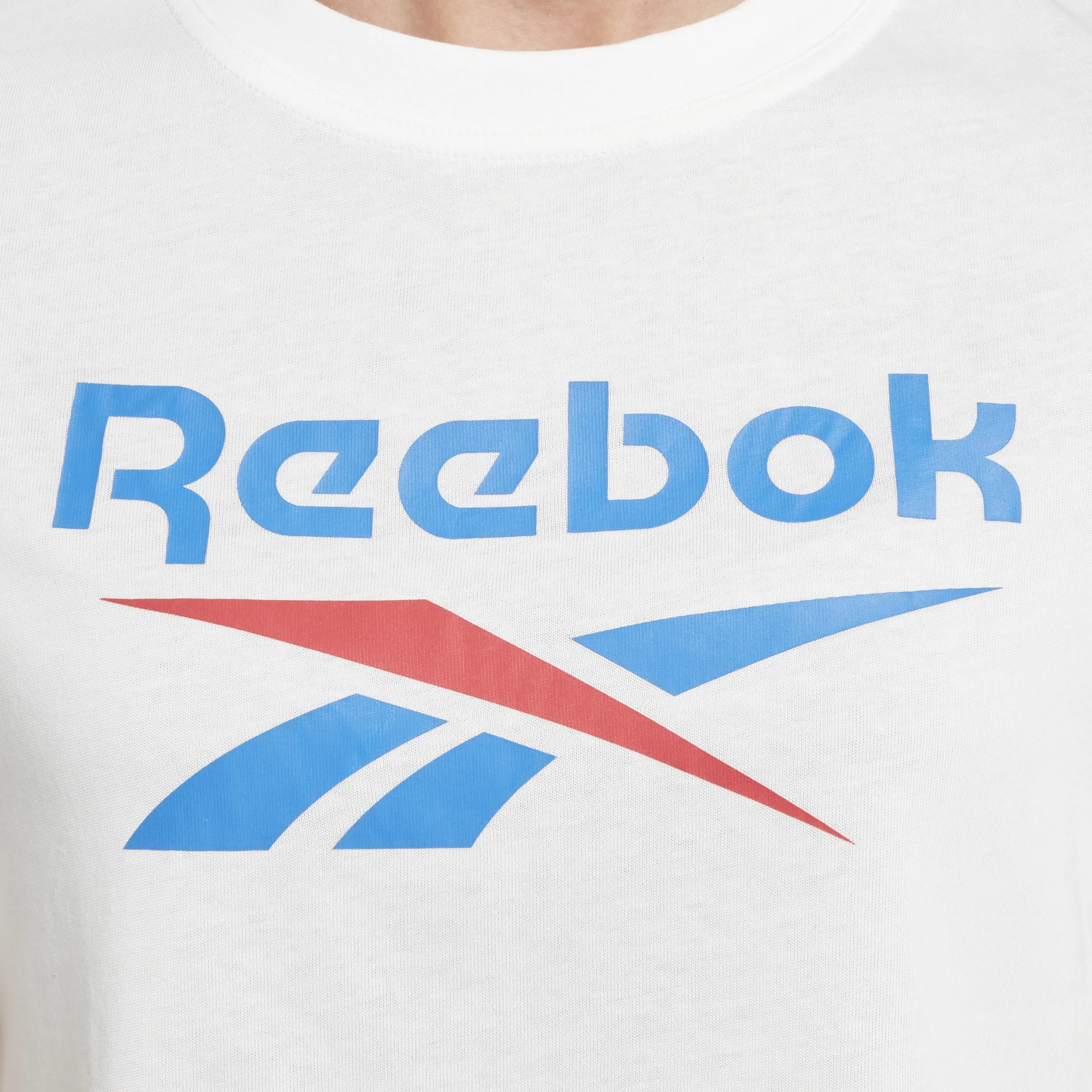 Reebok Identity T-Shirt White/Vector Blue