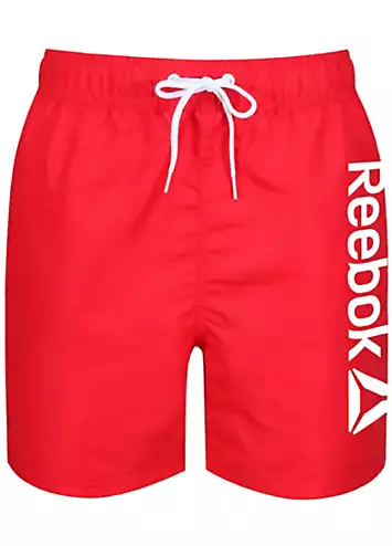 Reebok Kids Logo Print Swim Shorts | Grattan