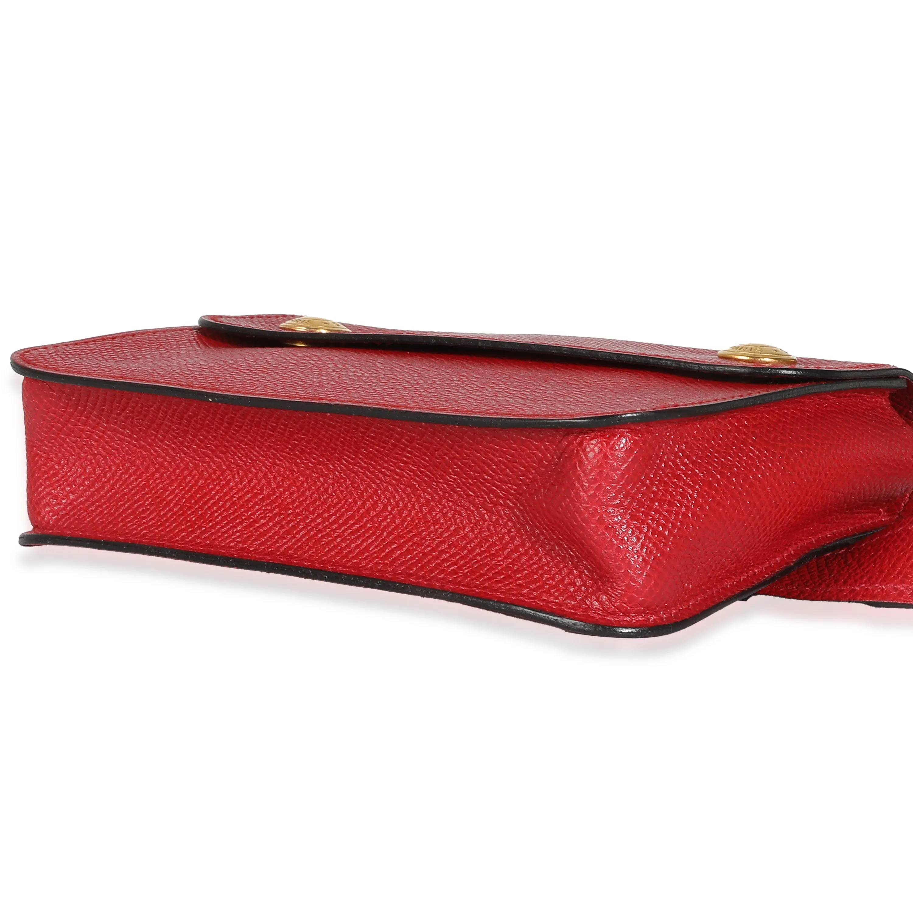 Rouge Vif Courchevel Pochette Belt Bag GHW