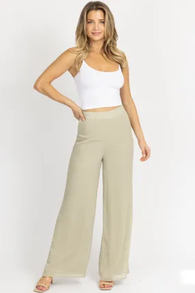 SAGE WIDE LEG HIGH RISE PANTS