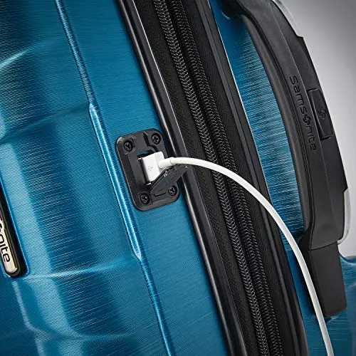 Samsonite Centric 2 Hardside Expandable Luggage with Spinner Wheels, Caribbean Blue, Carry-On 20-Inch