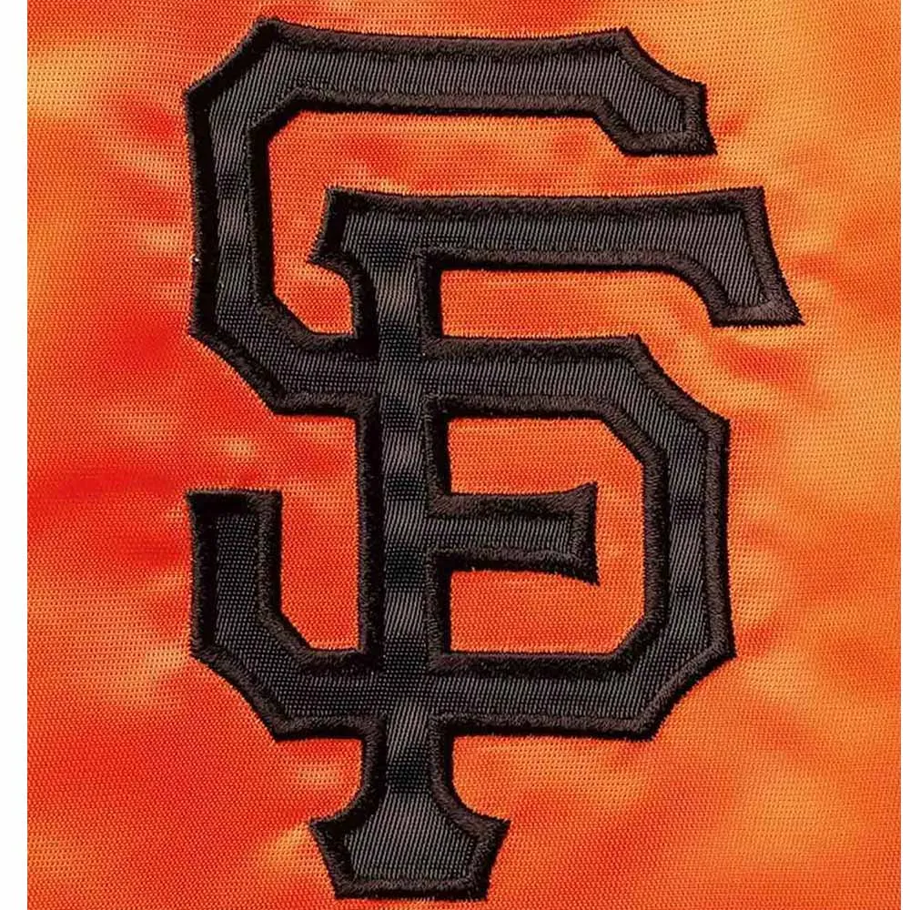 San Francisco Giants The Legend Orange and Black Satin Jacket