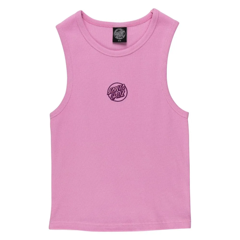 Santa Cruz Partial Dot Emb Tank Vest Fondant Pink: 8