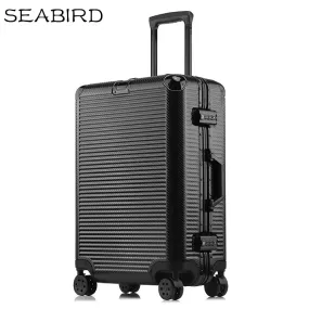 Seabird 20 24 26 28 Aluminum Frame Travel Trolley Luggage Spinner Carry On Cabin Rolling