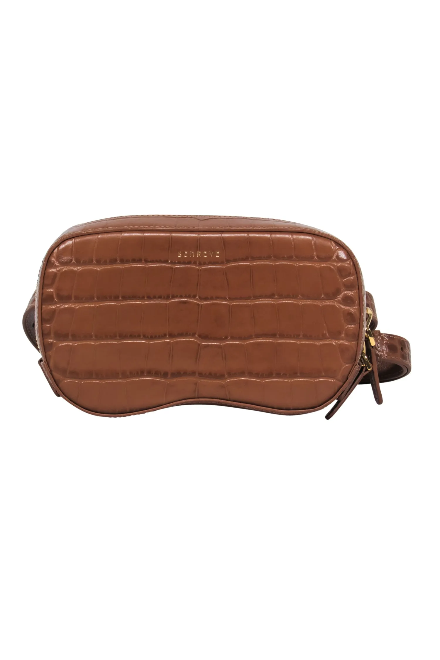 Senreve - Brown Reptile Coda Belt Bag