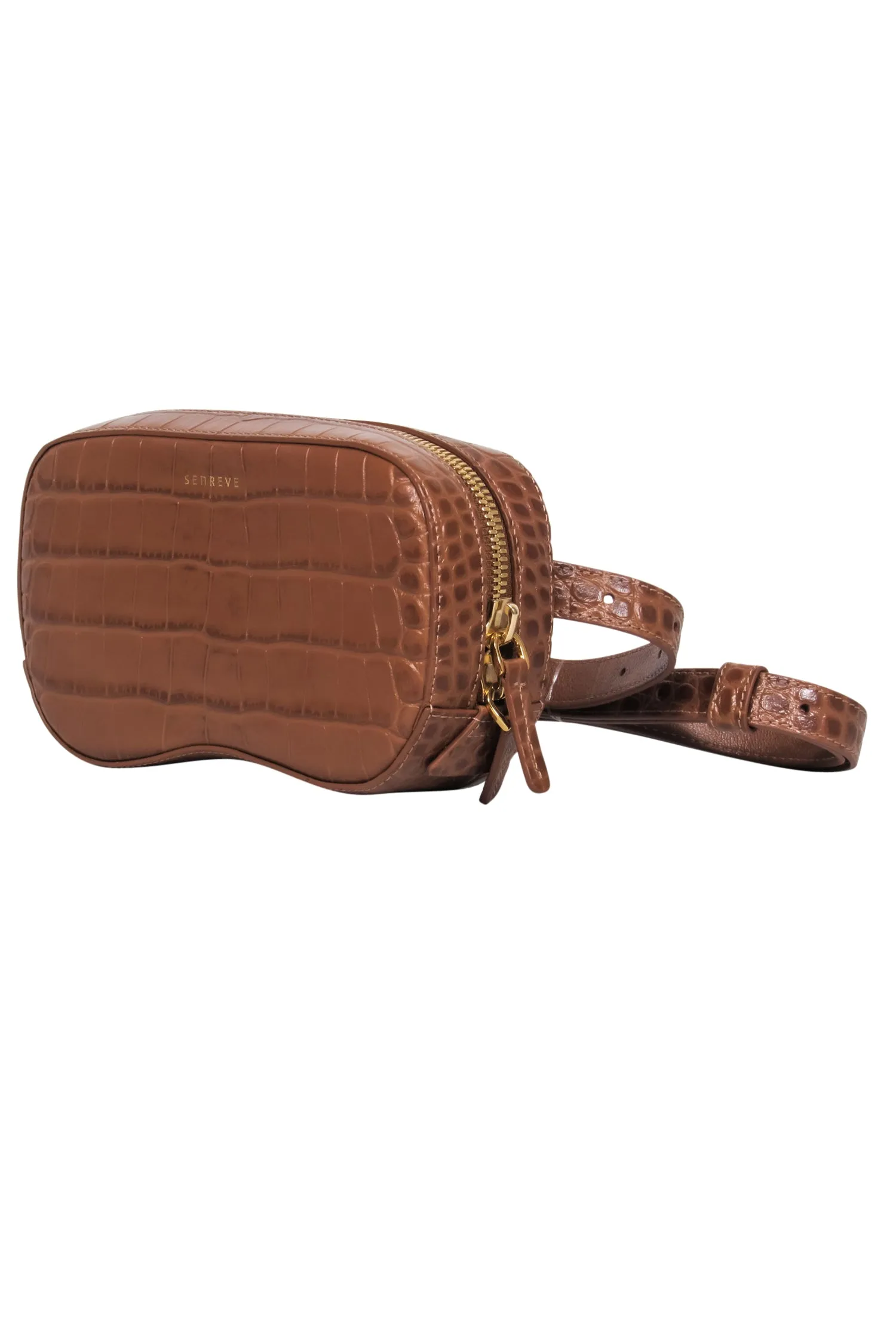 Senreve - Brown Reptile Coda Belt Bag