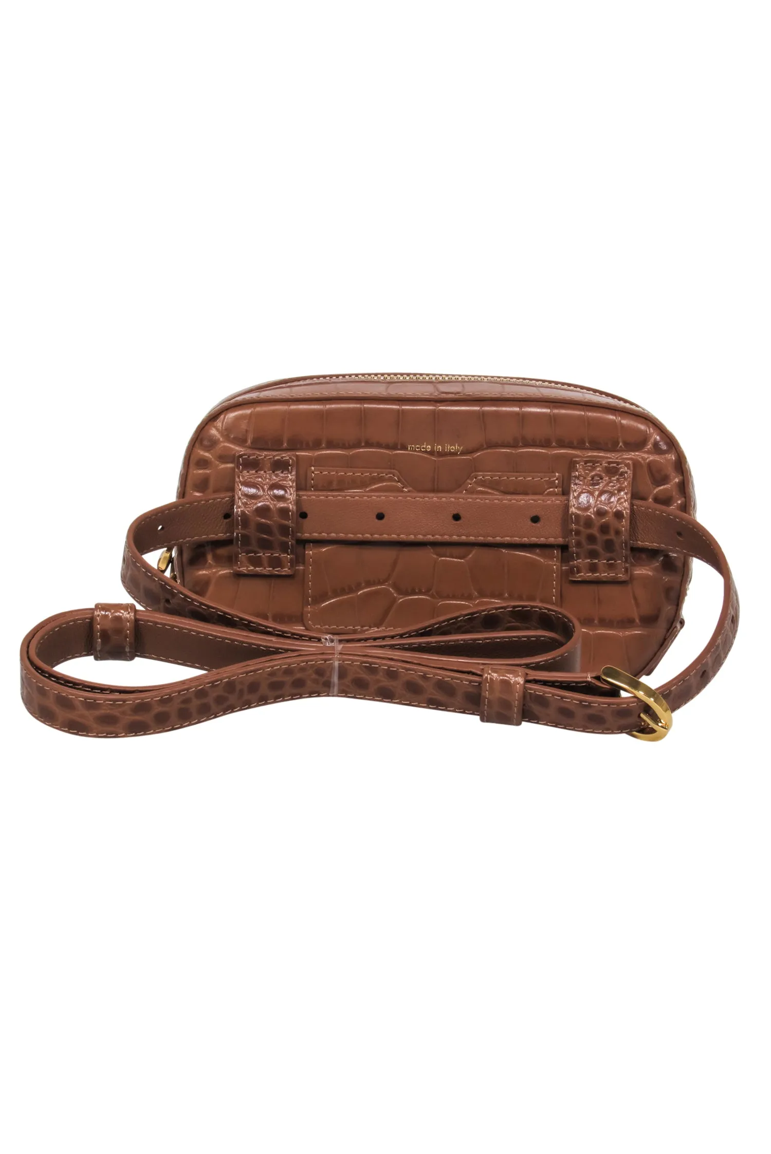 Senreve - Brown Reptile Coda Belt Bag