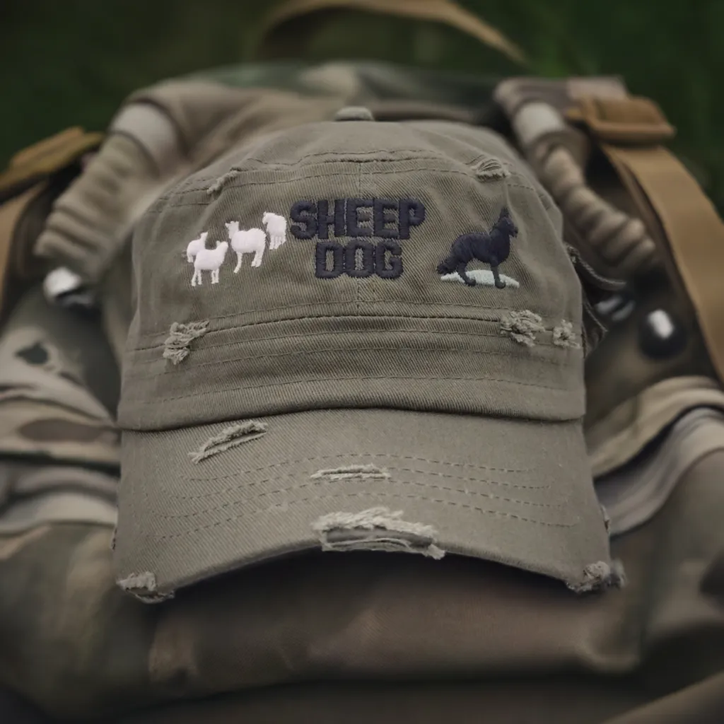 Sheep Dog Baseball Cap