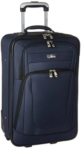 Skyway Luggage Epic 21 Inch 2 Wheel Expandable Carry On, Surf Blue, One Size