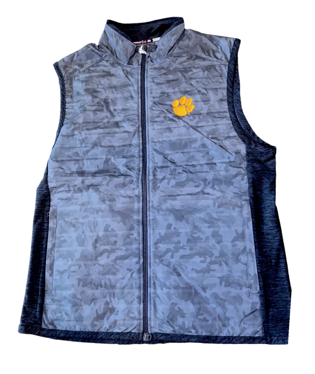 Southern Tide Clemson Tigers Abercorn Camo Performance Vest: True Navy