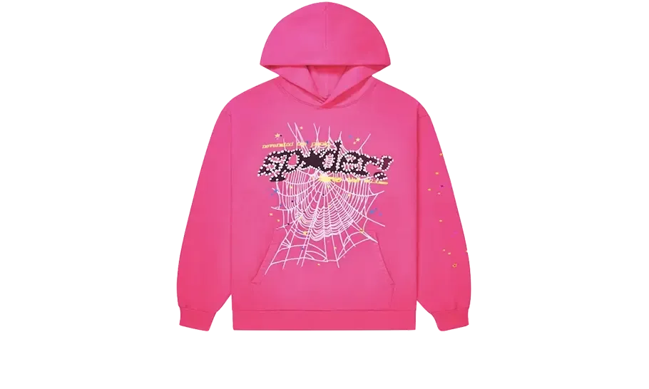 Sp5der Pink Punk V2 Hoodie