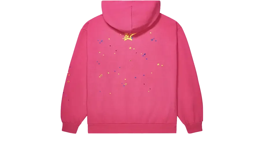 Sp5der Pink Punk V2 Hoodie