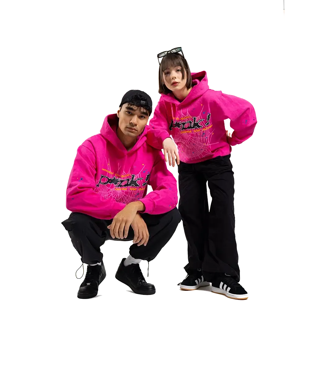 Sp5der Pink Punk V2 Hoodie