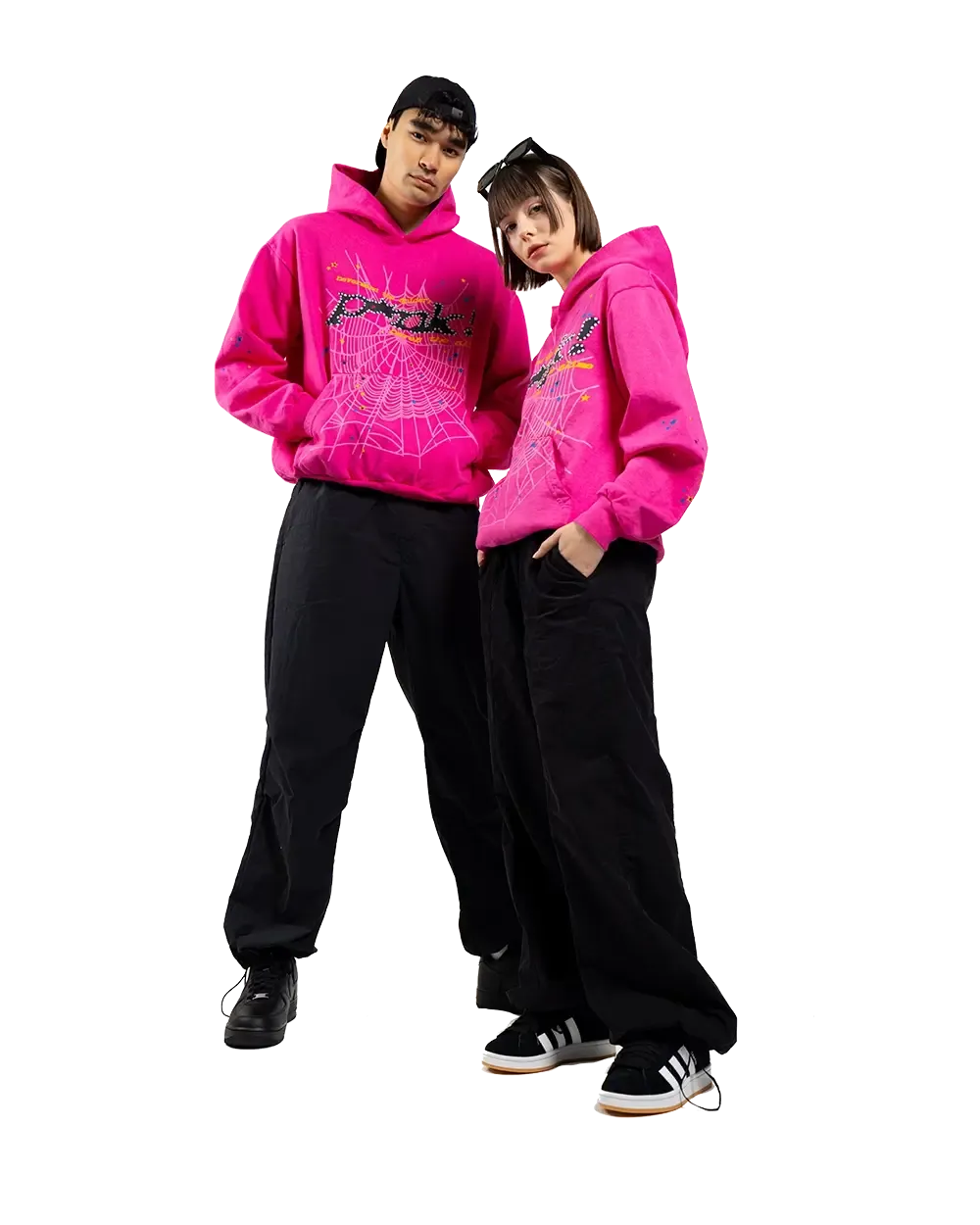 Sp5der Pink Punk V2 Hoodie