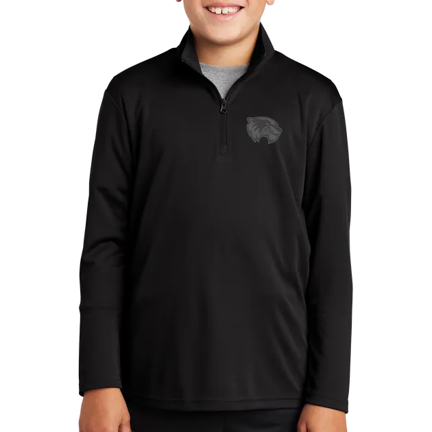 Sport-Tek Youth PosiCharge Competitor 1/4 Zip Pullover - Mascot 2 tone