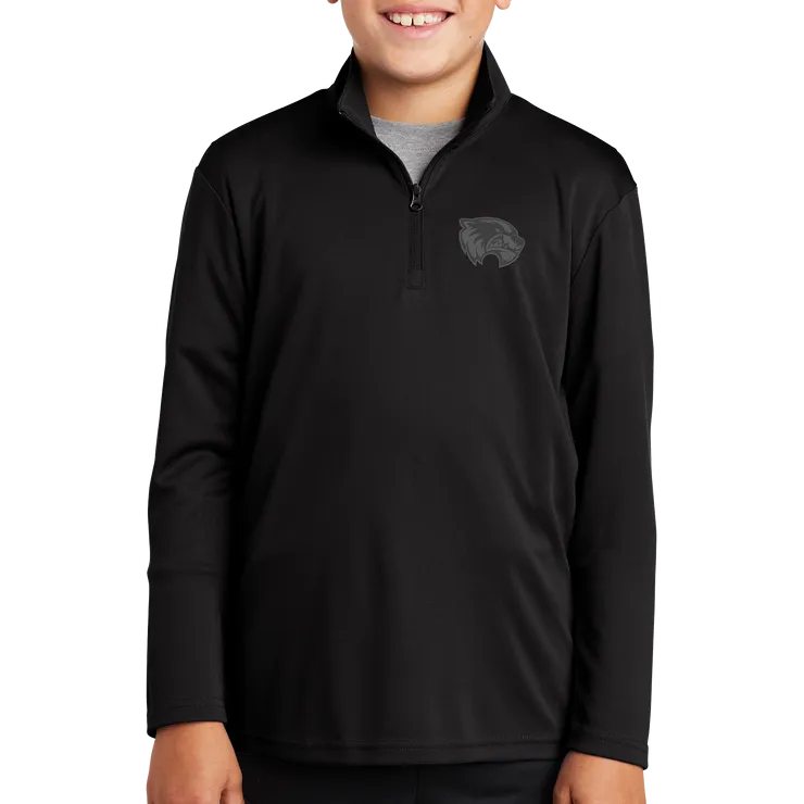 Sport-Tek Youth PosiCharge Competitor 1/4 Zip Pullover - Mascot 2 tone