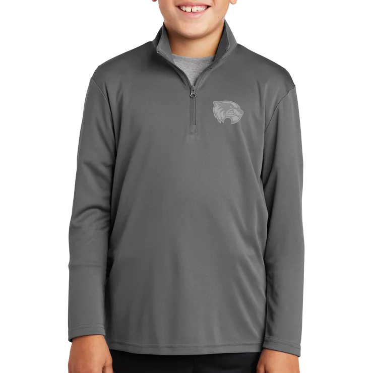 Sport-Tek Youth PosiCharge Competitor 1/4 Zip Pullover - Mascot 2 tone