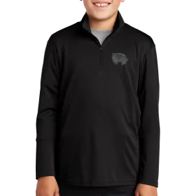 Sport-Tek Youth PosiCharge Competitor 1/4 Zip Pullover - Mascot 2 tone