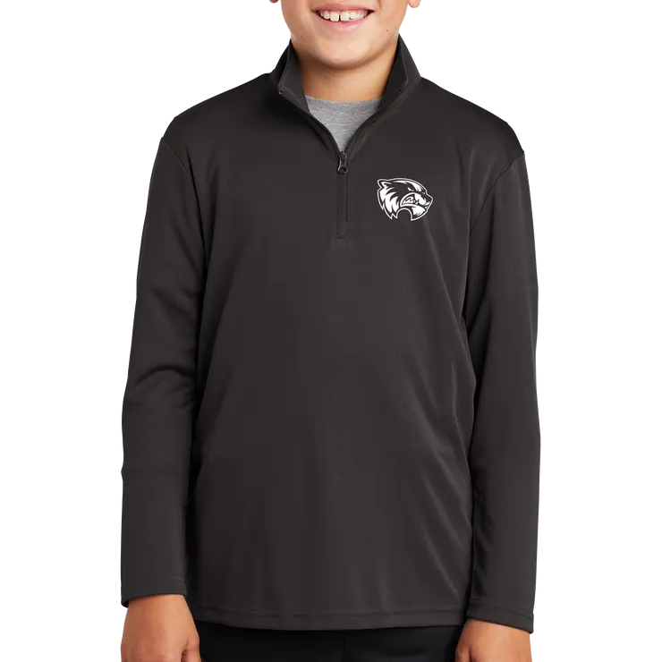 Sport-Tek Youth PosiCharge Competitor 1/4 Zip Pullover - Mascot 2 tone