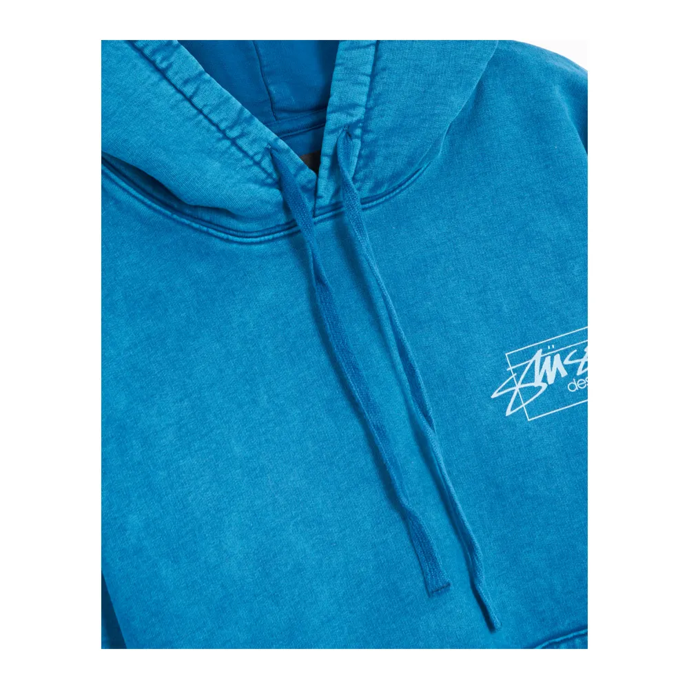 Stüssy Dyed Designs Hoodie Blue 118485_BLE