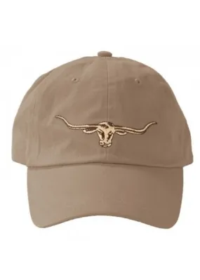 Sueded Drill Longhorn Cap