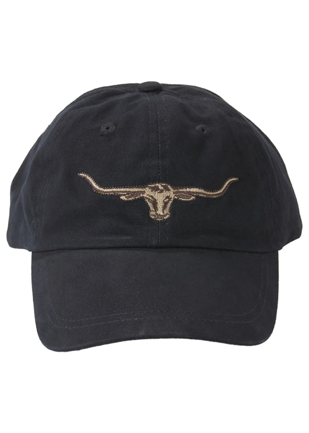 Sueded Drill Longhorn Cap