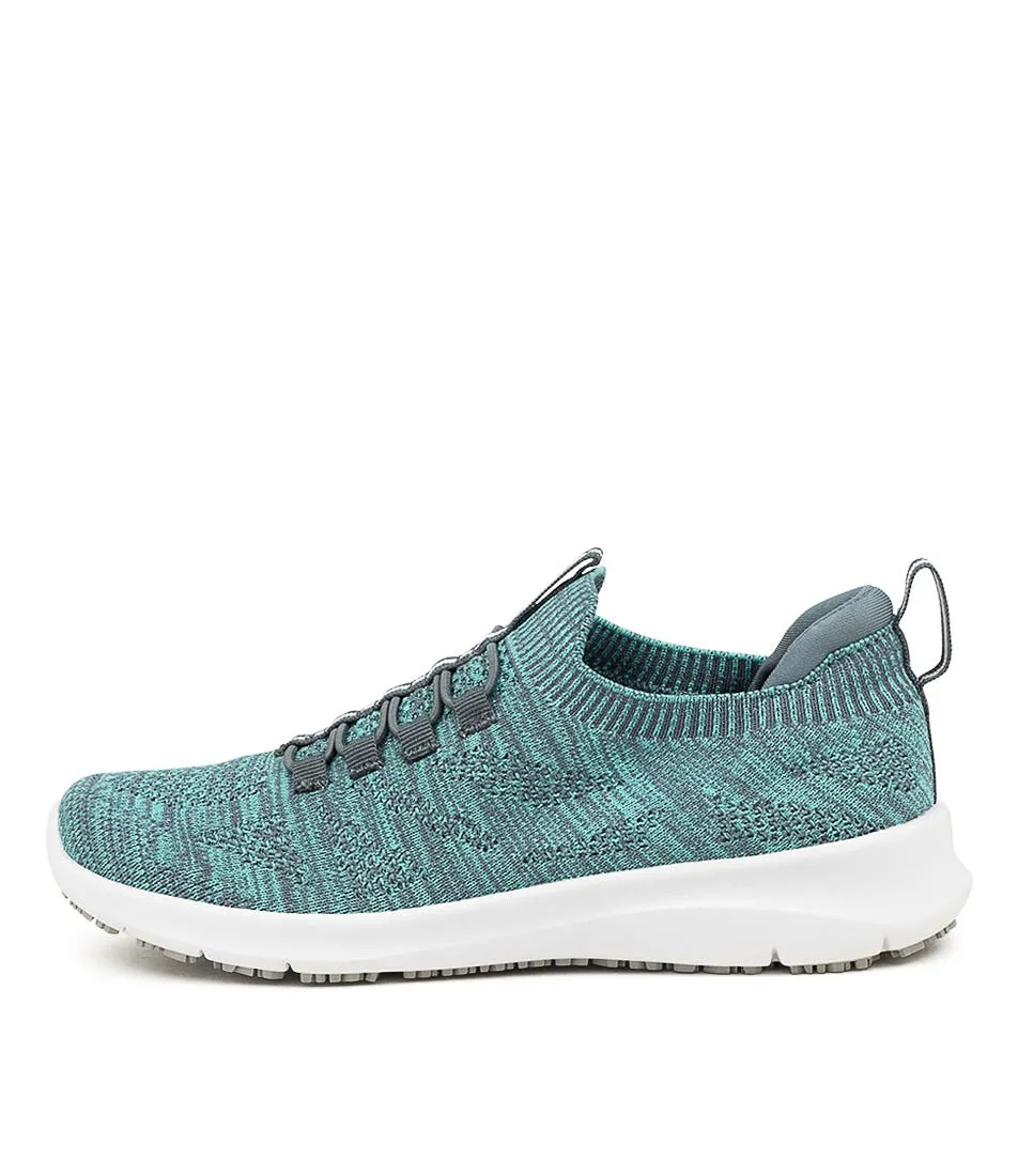 SUPERSOFT Kerbach Sage Multi Fabric Sneakers