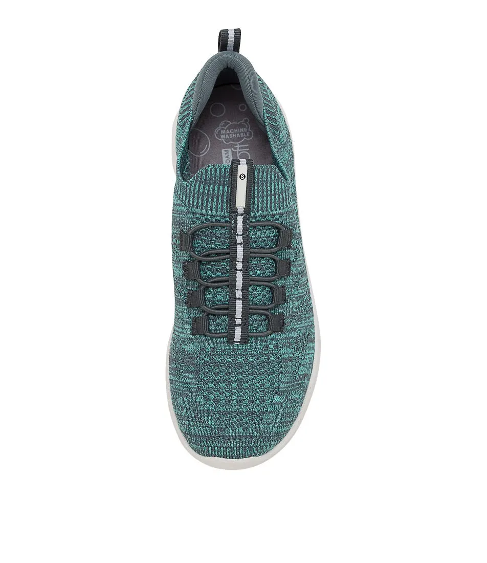 SUPERSOFT Kerbach Sage Multi Fabric Sneakers