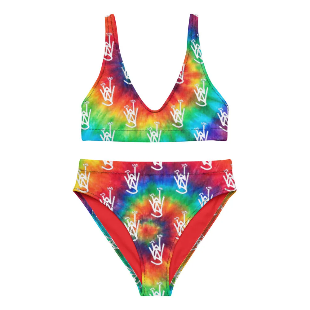 TIE DYE High-Waisted Bikini