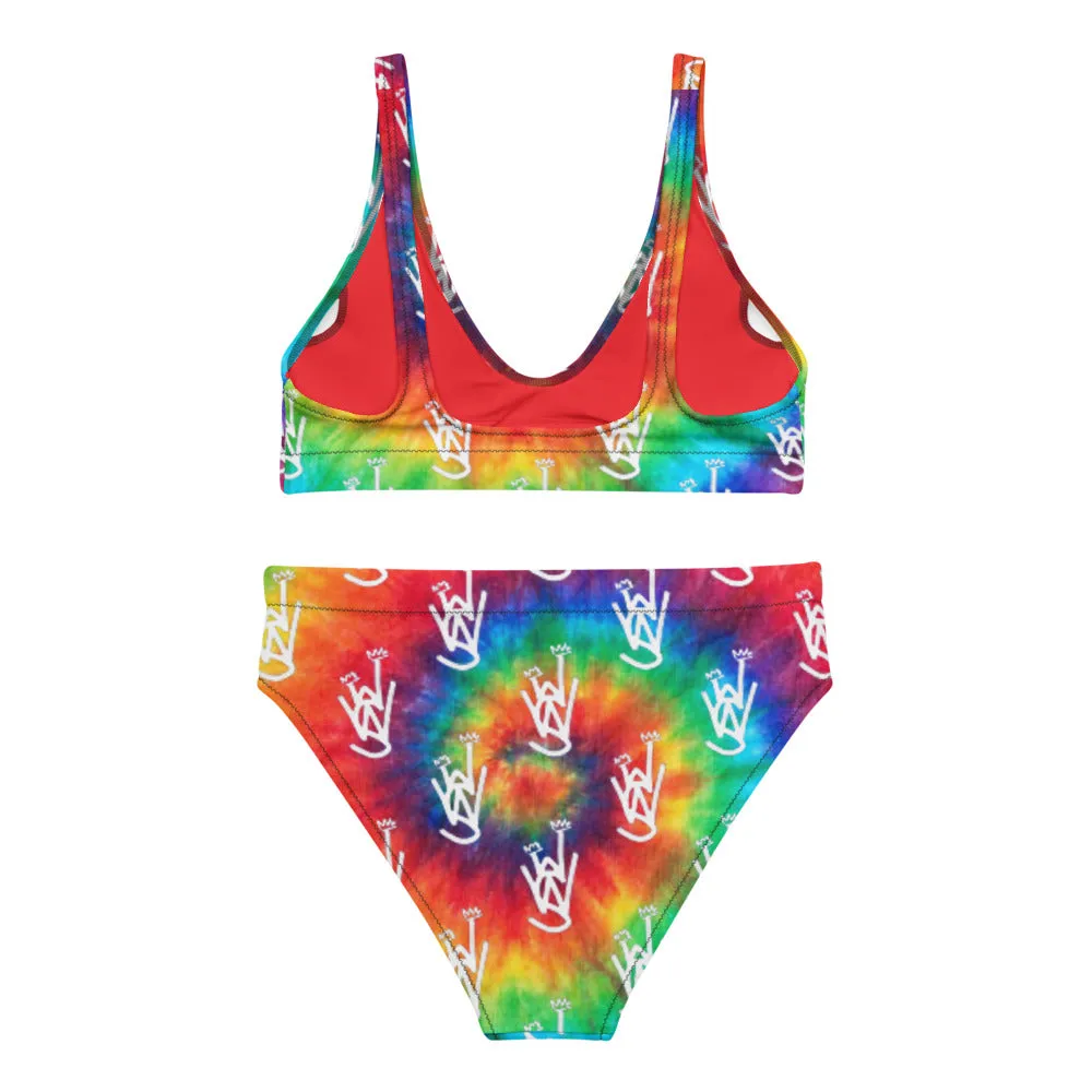 TIE DYE High-Waisted Bikini